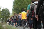 cortège en direction de l' autoroute samedi 10 octobre 2026